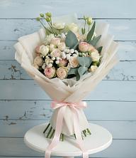 Букет цветов из:  Розы и Лизиантусы в Золотарёвке