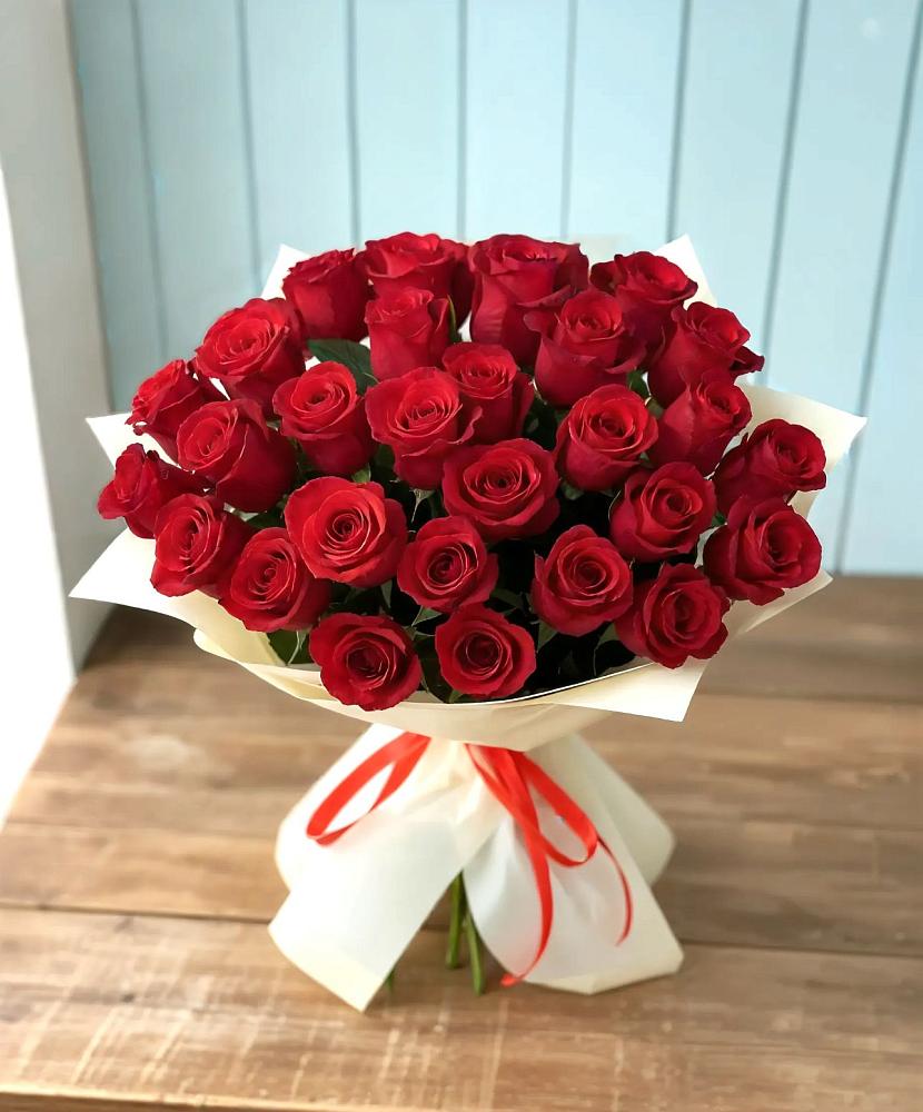 Букет 29 Красных роз в Золотарёвке