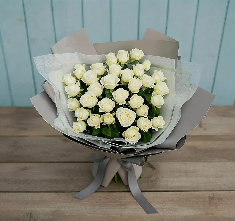 Букет Белоснежная нежность в Золотарёвке