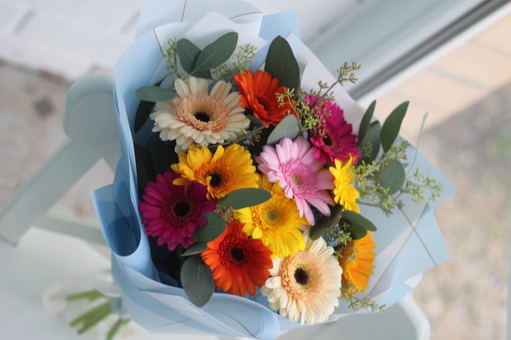 Букет цветов из: Герберы в Золотарёвке