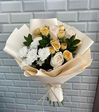 Букет цветов из:  Розы и Хризантемы в Золотарёвке