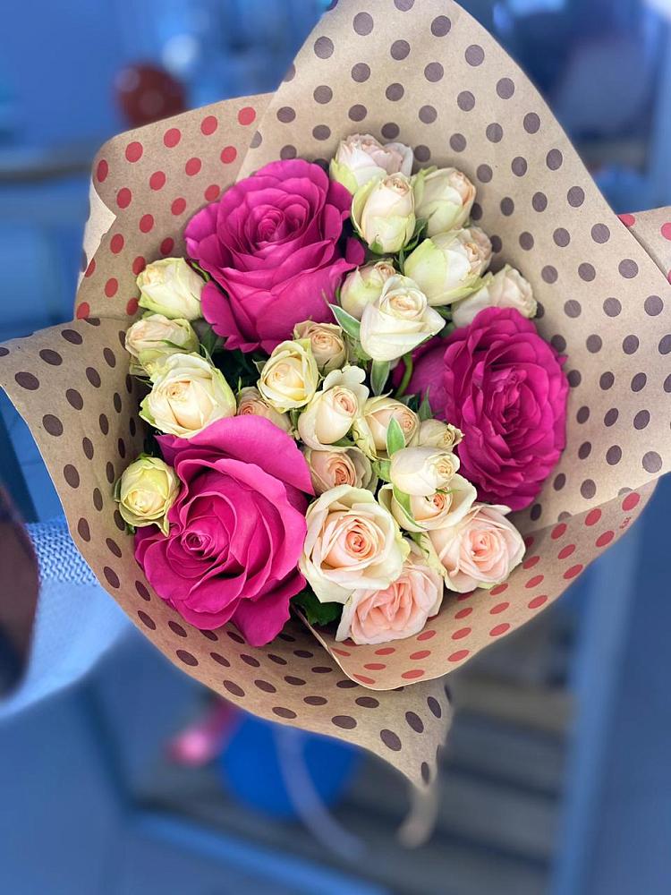 Букет цветов из: Розы в Золотарёвке