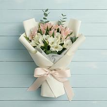 Букет цветов из:  Альстромерии в Золотарёвке