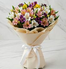 Букет цветов из:  Альстромерии в Золотарёвке