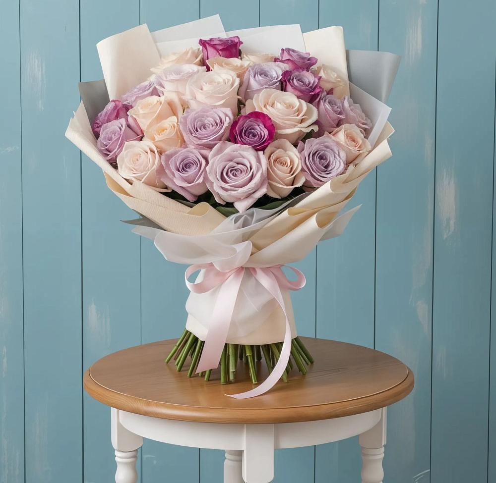 Букет цветов из: Розы в Золотарёвке