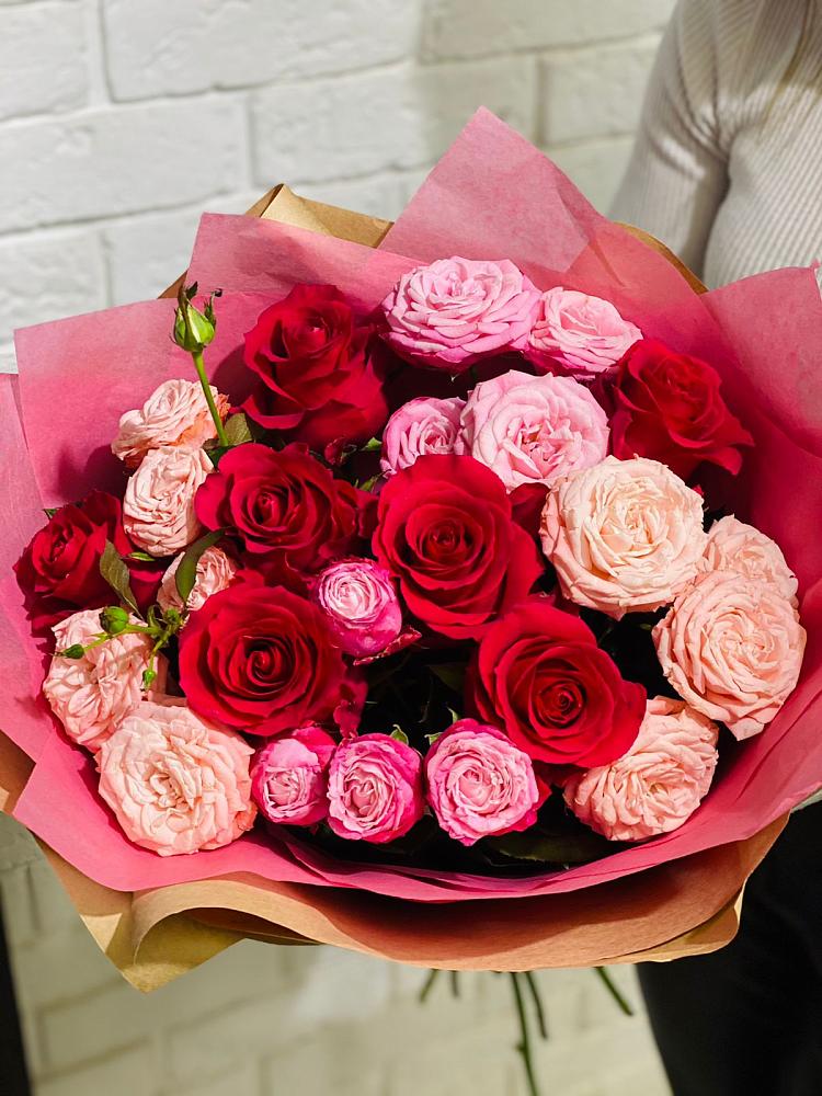 Букет цветов из: Розы в Золотарёвке