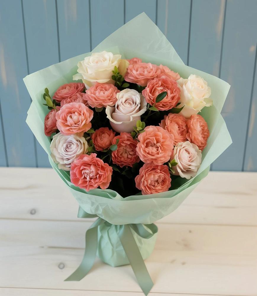 Букет цветов из: Розы в Золотарёвке