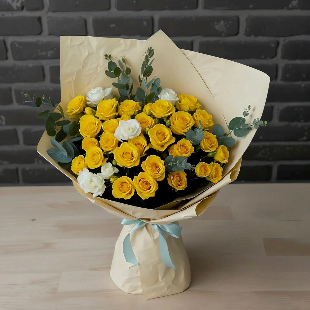 Букет цветов из: Розы в Золотарёвке