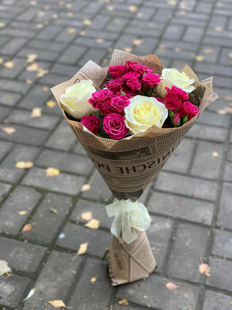 Букет цветов из: Розы в Золотарёвке