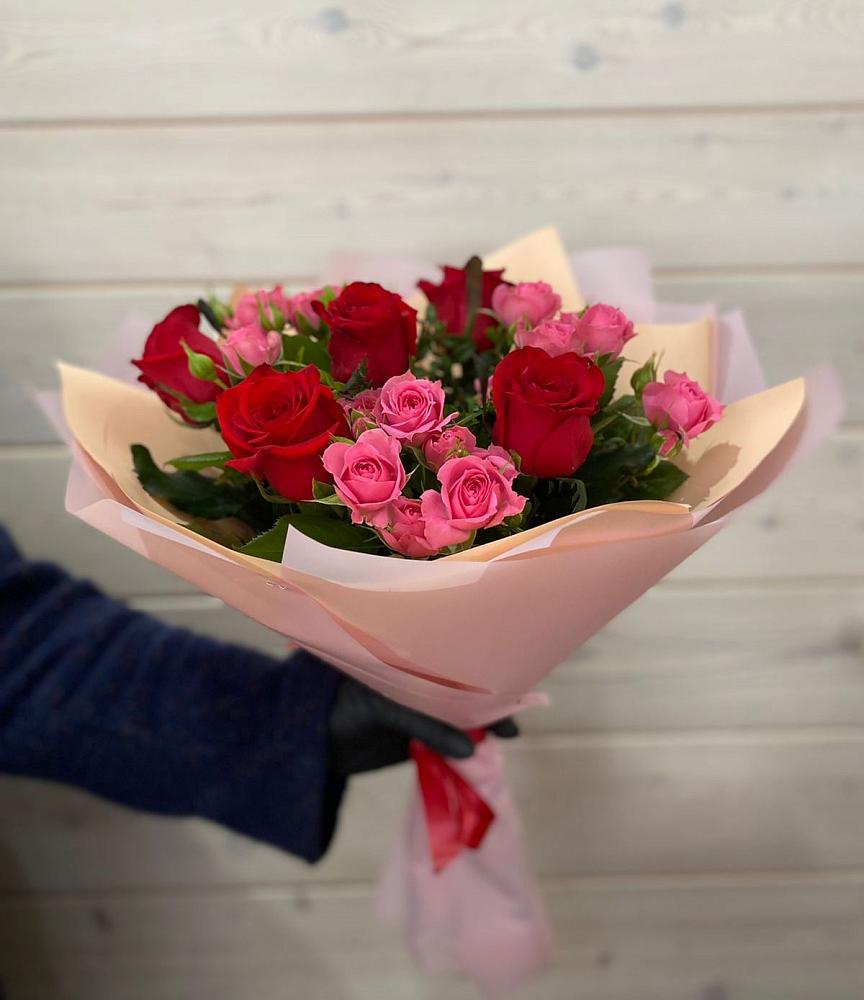 Букет цветов из: Розы в Золотарёвке
