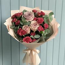 Букет цветов из:  Гвоздики и Розы в Золотарёвке