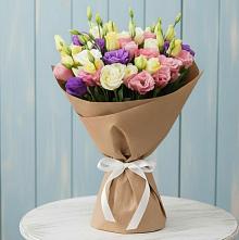 Букет цветов из:  Лизиантусы в Золотарёвке